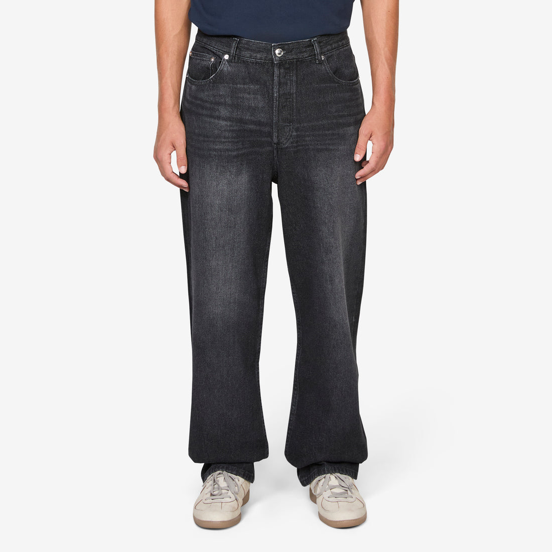 Solal Jean Faux Black Pants