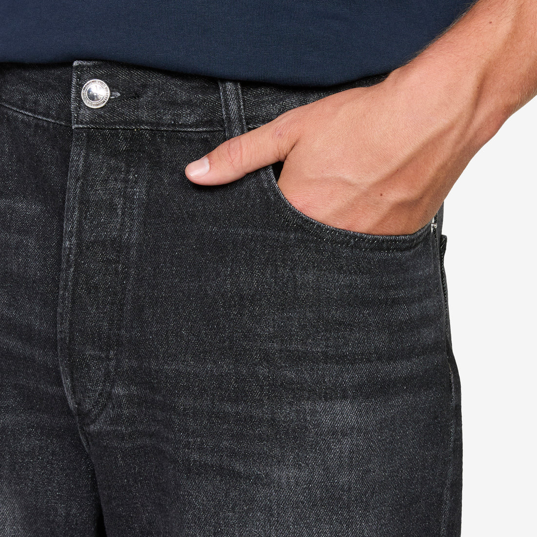 Solal Jean Faux Black Pants