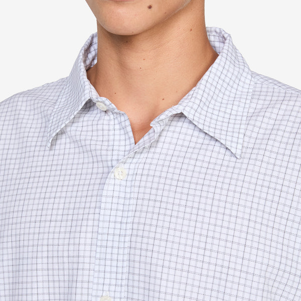 Network Shirt White Vintage Check Shirts