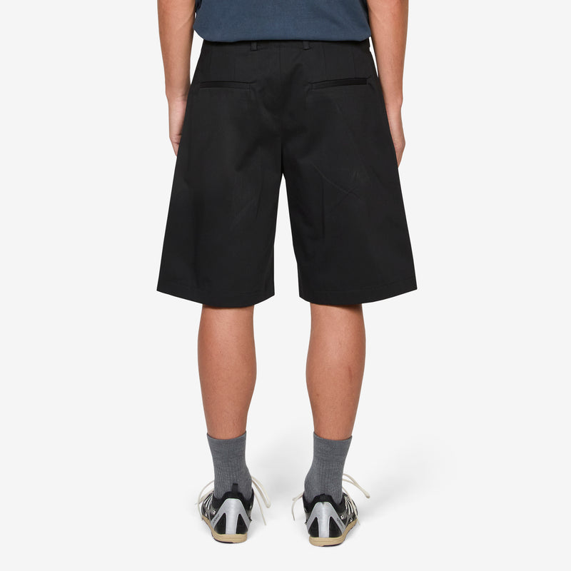 Ponte Shorts Tasteful Black Megatwist Twill Shorts