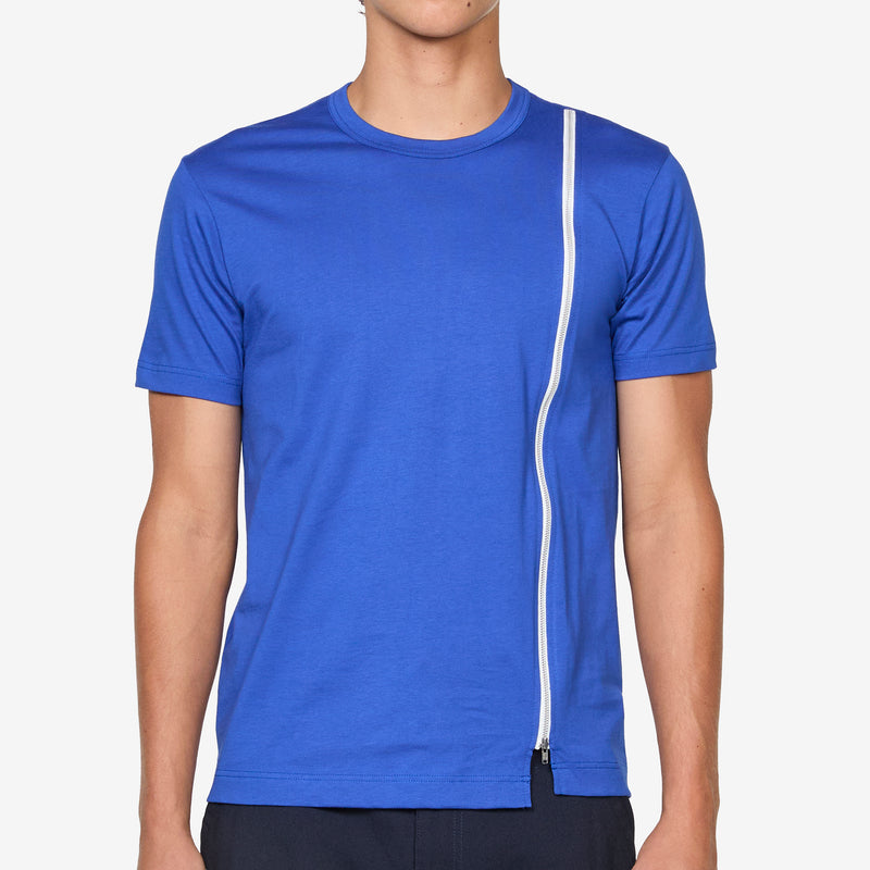 Zip T-Shirt Blue Tees