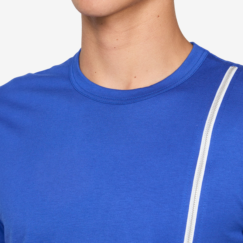 Zip T-Shirt Blue Tees