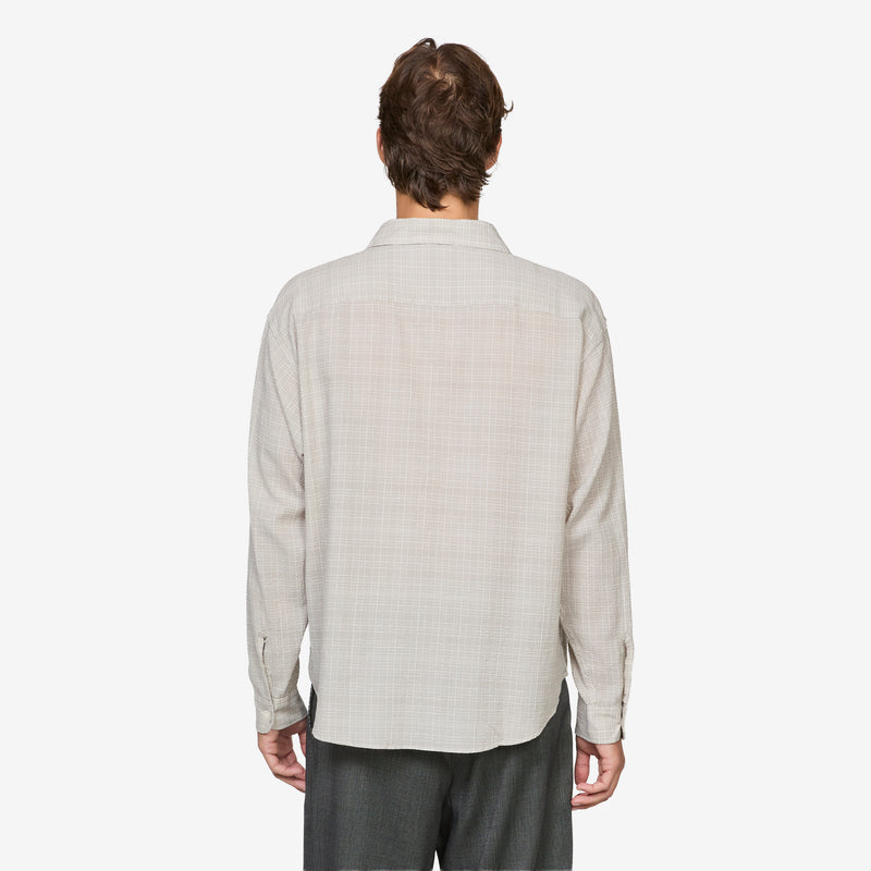 Vacation Shirt Chalk Seersucker Check Shirts