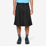 Pleated Shorts Black