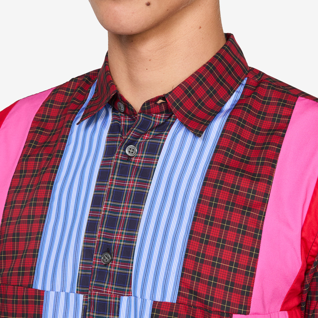 Tartan Colour Block Shirt Multi Shirts