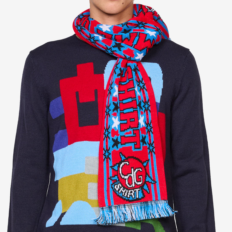 Football Scarf Red | Blue Accessories