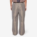 Check Track Pants Beige Black