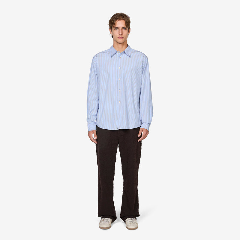 Beyond Shirt Typewriter Stripe Poplin Shirts