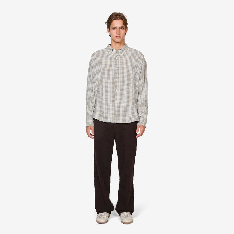 Button Down Shirt Grey Generation Check Shirts