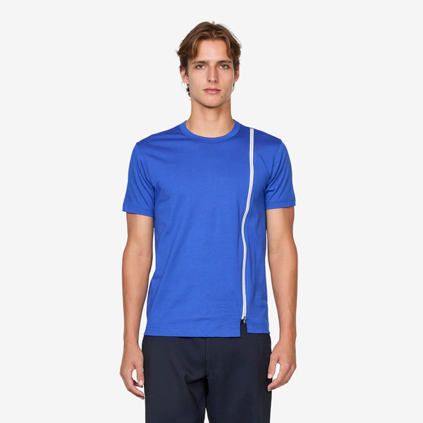 Zip T-Shirt Blue Tees