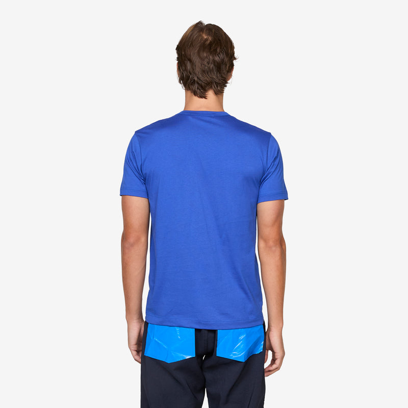 Zip T-Shirt Blue Tees