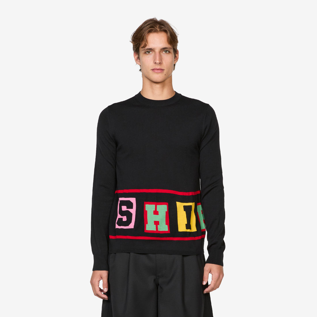 Knitted Sweater Black Jumpers