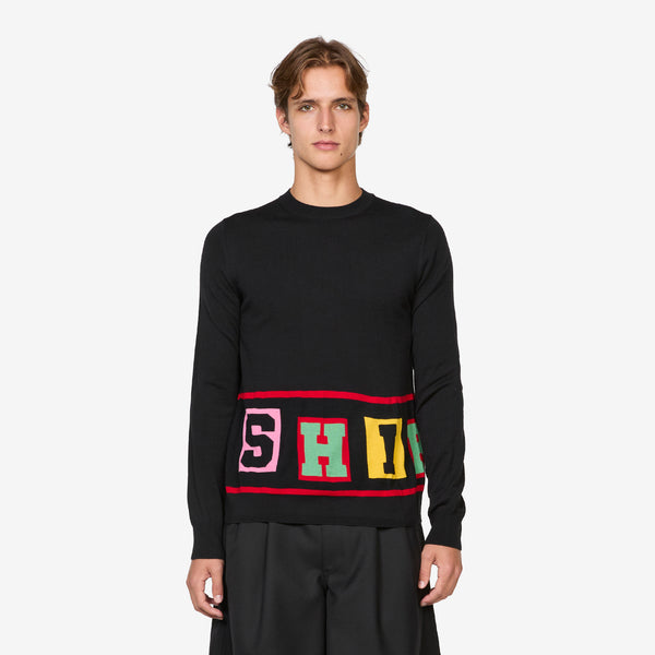 Knitted Sweater Black Jumpers