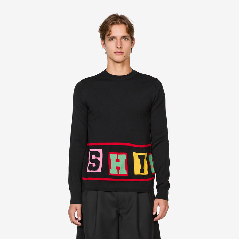 Knitted Sweater Black Jumpers
