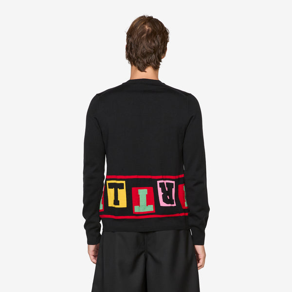 Knitted Sweater Black Jumpers