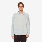 Exact Shirt Pale Blue Structured Check