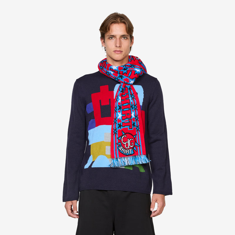 Football Scarf Red | Blue Accessories