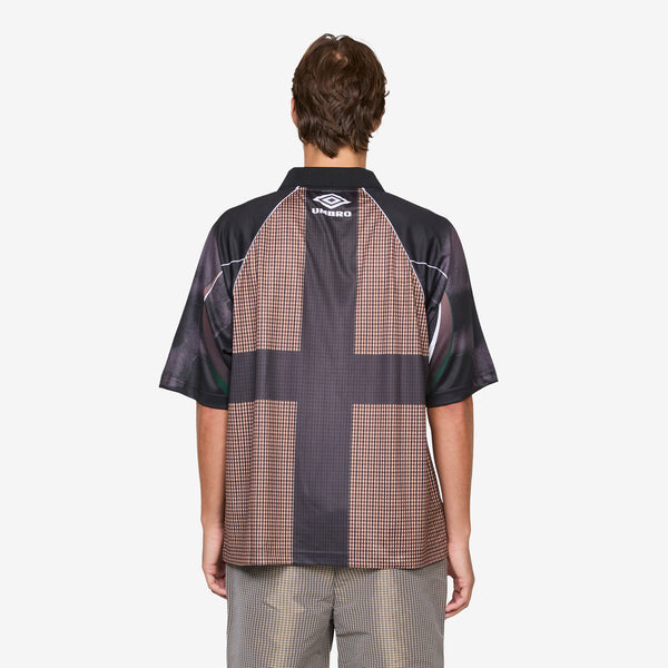Cult Unity Check Polo Beige Black Shirts
