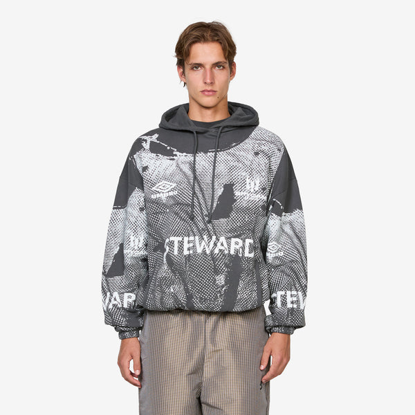Steward Vest Masked Hoodie Dark Grey Jumpers
