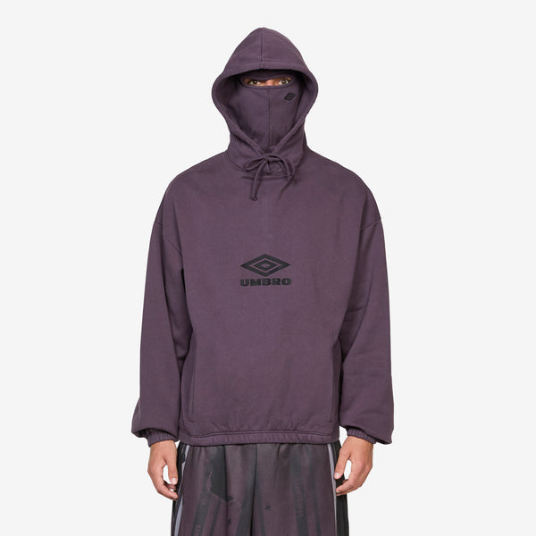 OG Logo Mask Hoodie Dark Purple Jumpers
