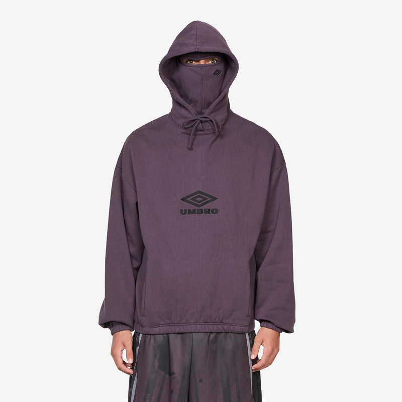 OG Logo Mask Hoodie Dark Purple Jumpers