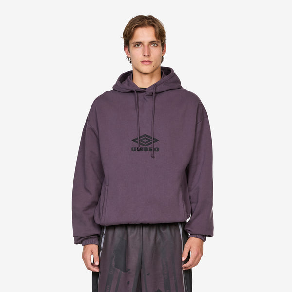 OG Logo Mask Hoodie Dark Purple Jumpers