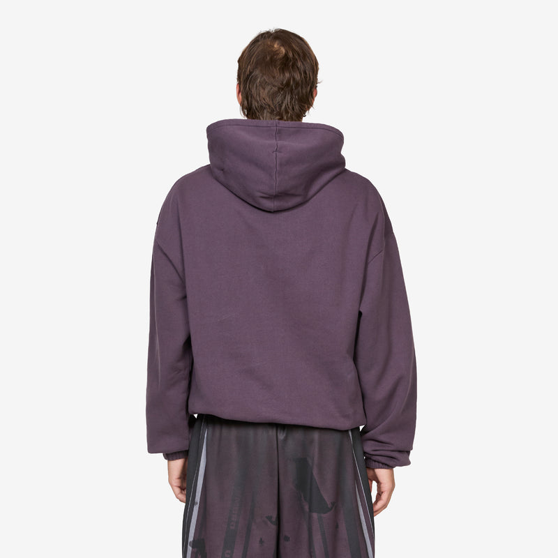 OG Logo Mask Hoodie Dark Purple Jumpers