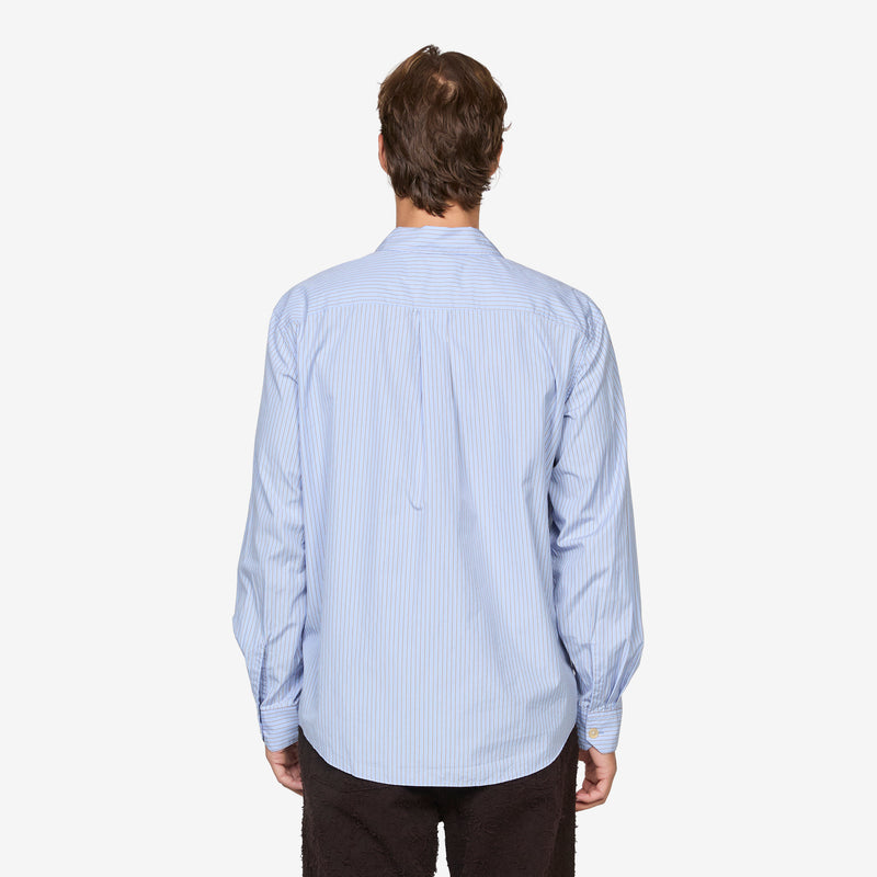 Beyond Shirt Typewriter Stripe Poplin Shirts