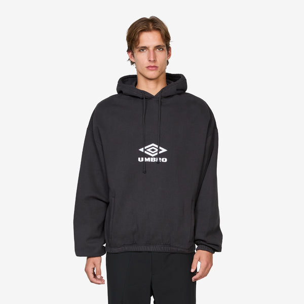 OG Logo Mask Hoodie Washed Black Jumpers