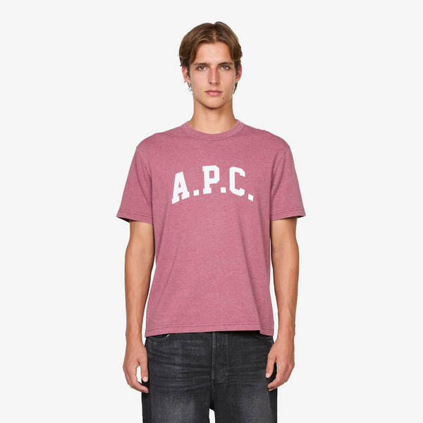 Marcus T-Shirt Dark Red | White Tees