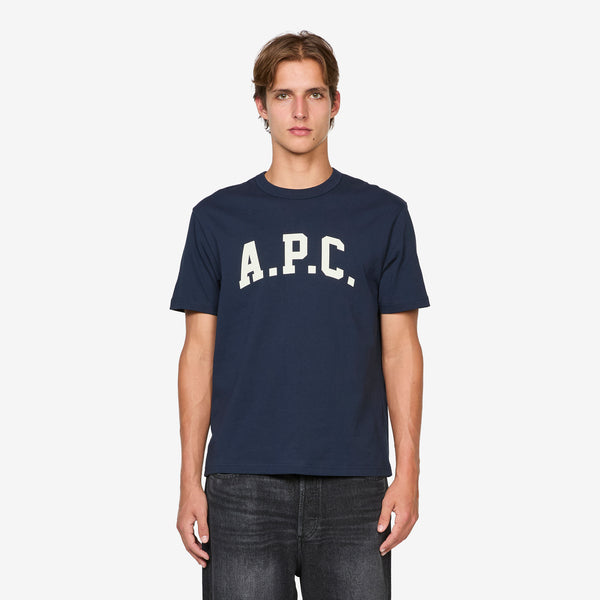 Marcus T-Shirt Dark Navy | Ecru Tees