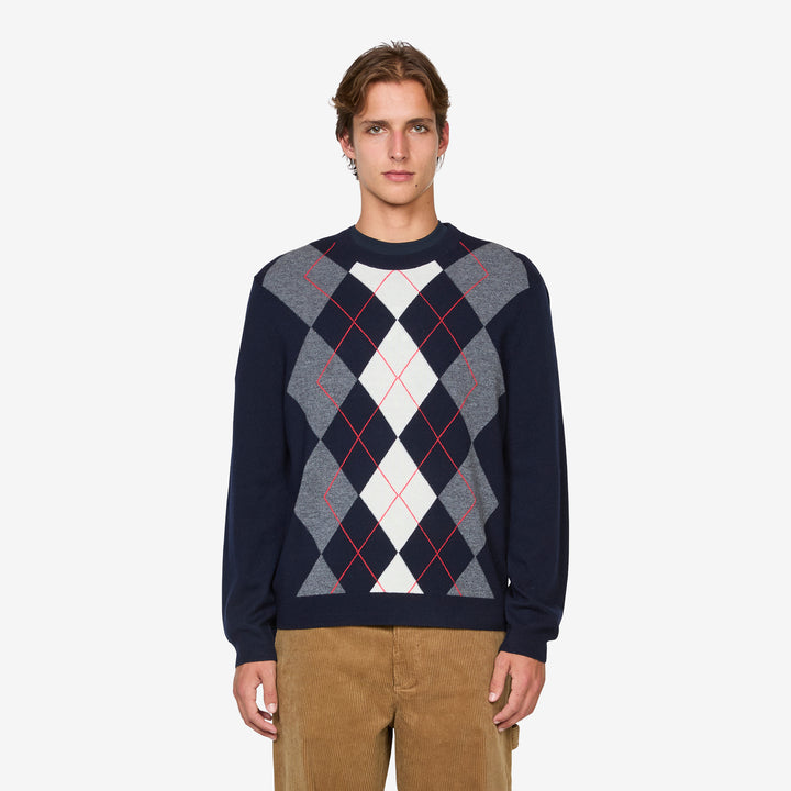 Evan Jumper Dark Navy Front