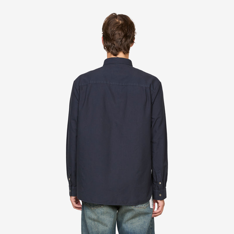 Mateo Logo Shirt Dark Navy Shirts
