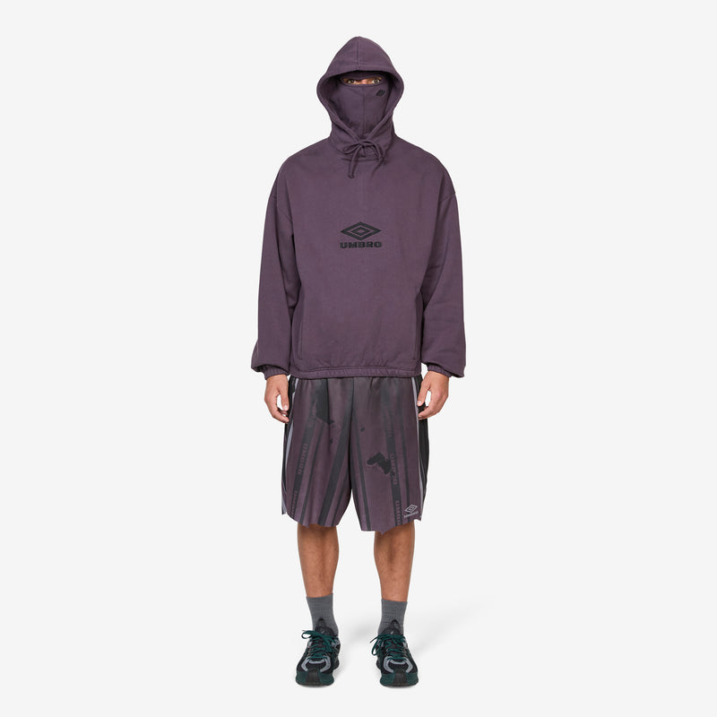 OG Logo Mask Hoodie Dark Purple Jumpers