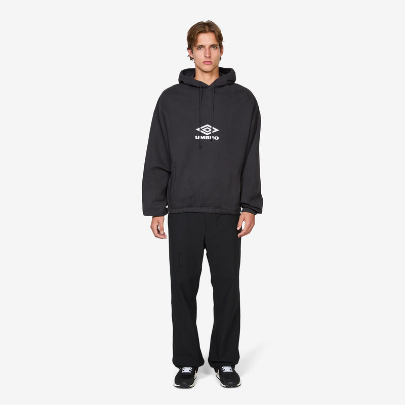 OG Logo Mask Hoodie Washed Black Jumpers