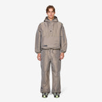 Masked Check Anorak Beige Black