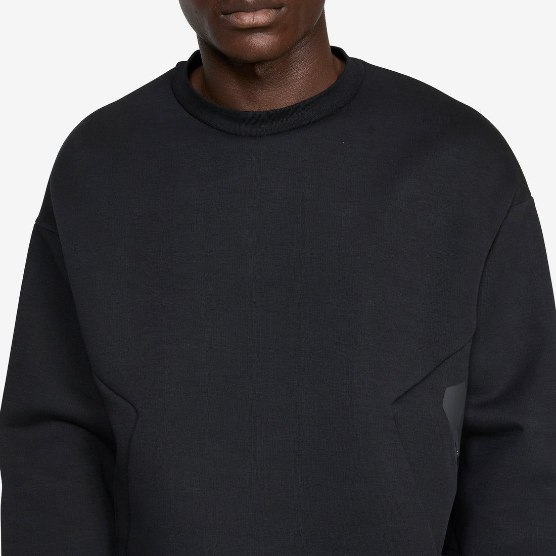 NOCTA Trapezoid Cut Crew-Neck Sweatshirt Black | Refblk Shirts