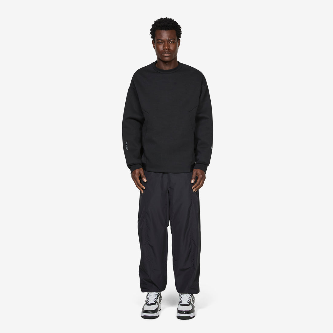 NOCTA Trapezoid Cut Crew-Neck Sweatshirt Black | Refblk Shirts