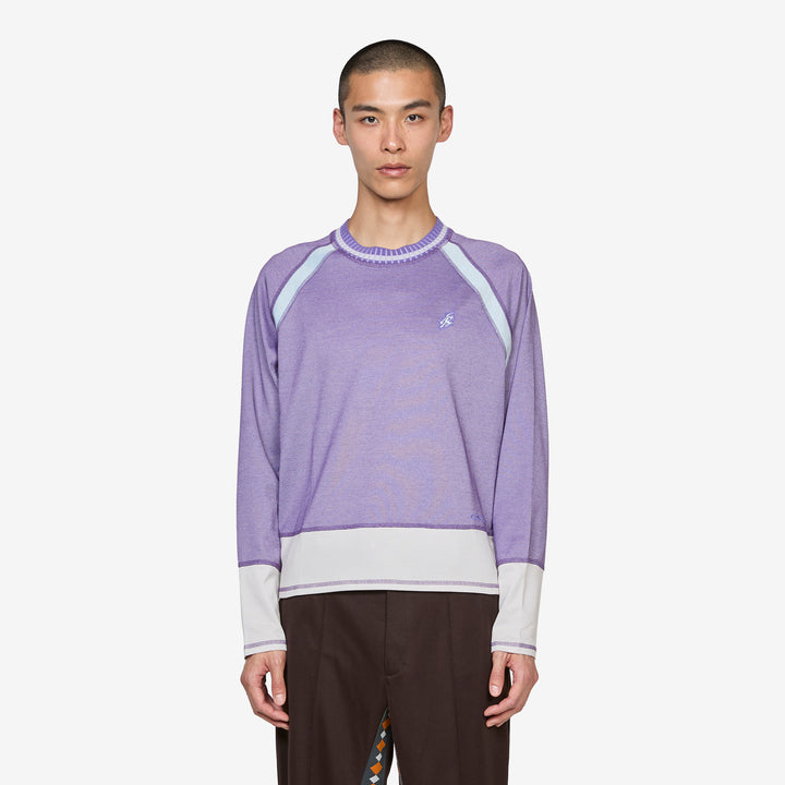 ASICS NOVALIS Kunzea Longsleeve T-Shirt Purple Front