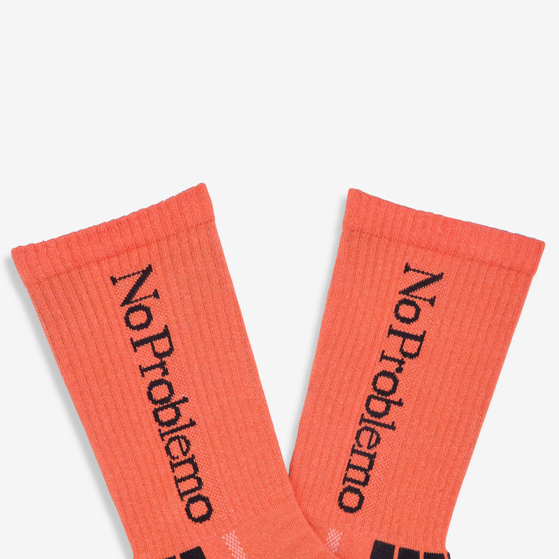 No Problemo Socks Orange Accessories