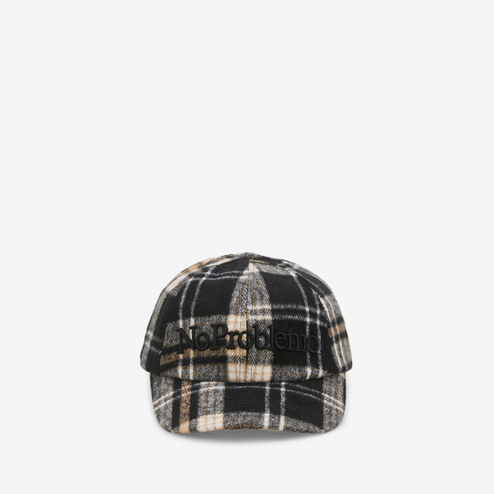No Problemo Plaid Cap Multi Front