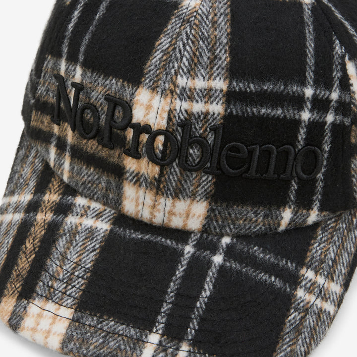 No Problemo Plaid Cap Multi