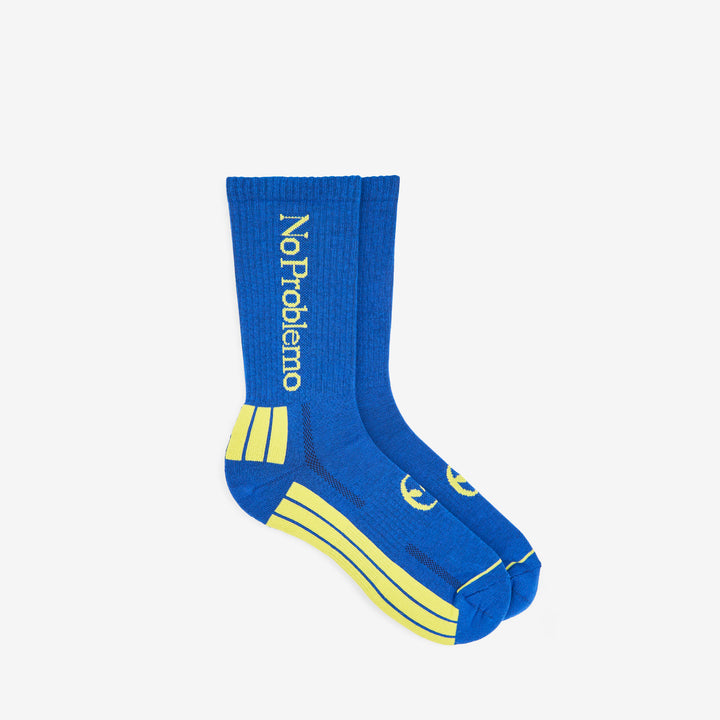 No Problemo Sock Blue Front