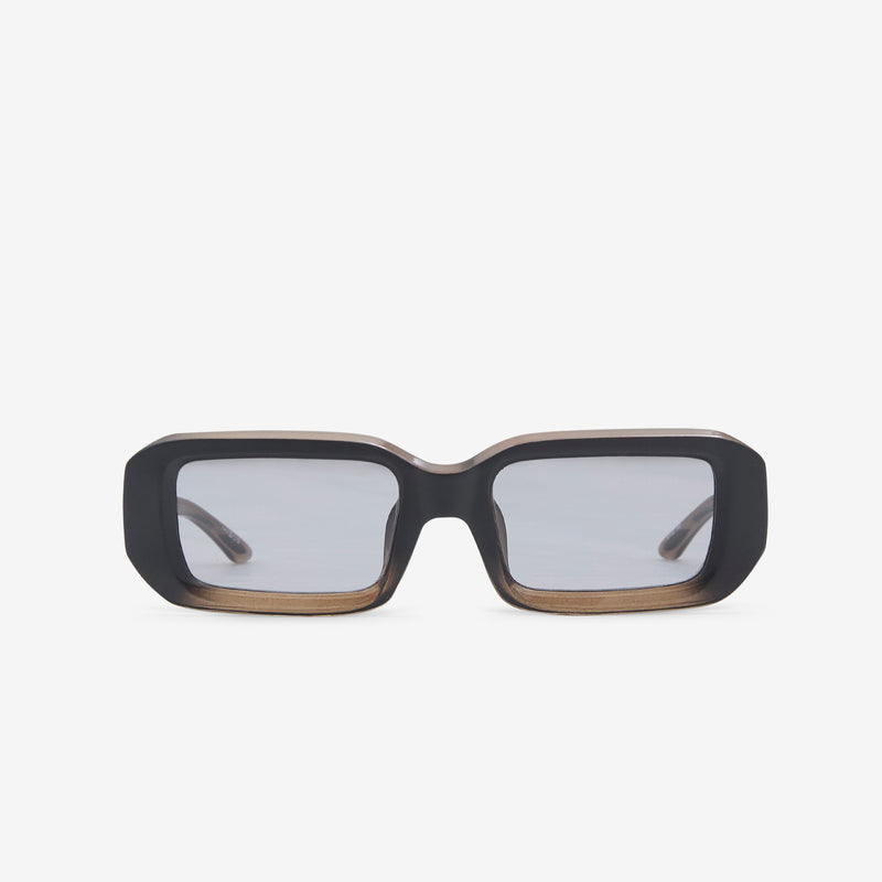 Le Specs x Blackpool Matte Black Khaki Gradient | Smoke Tint Eyewear