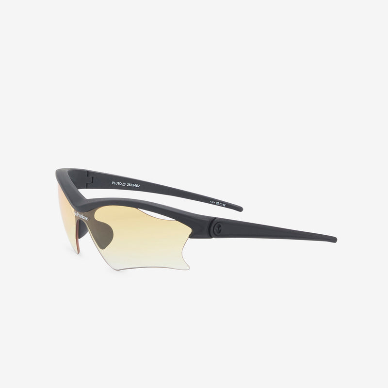 Le Specs x Pluto Matte Black | Amber Gradient Eyewear
