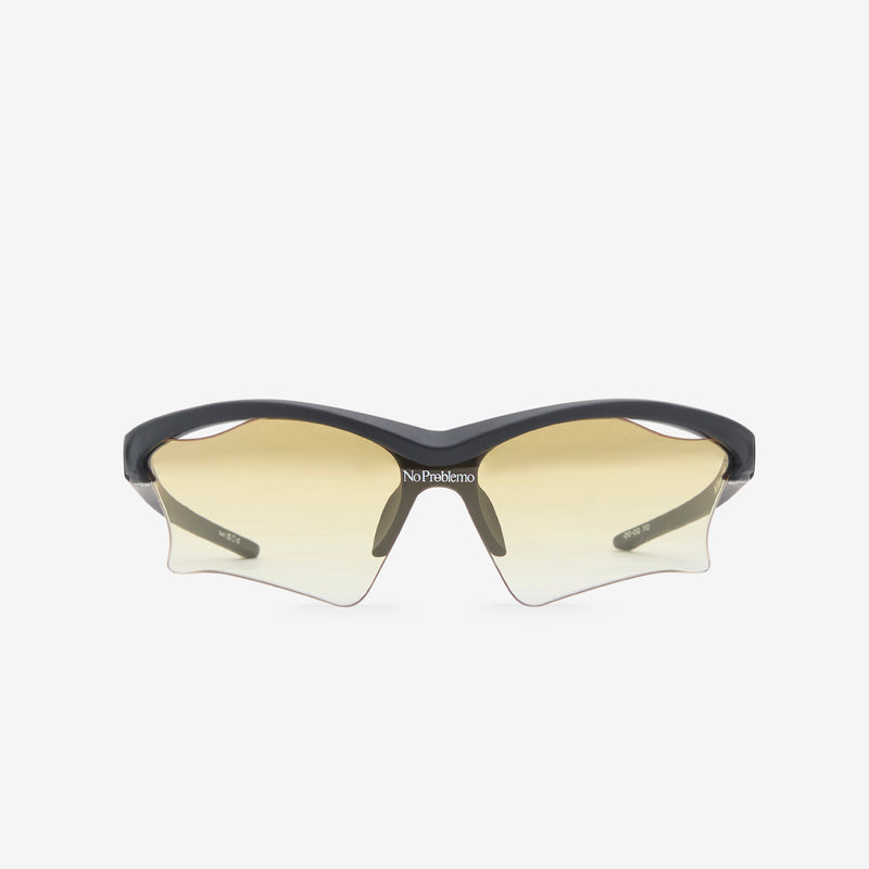 Le Specs x Pluto Matte Black | Amber Gradient Eyewear