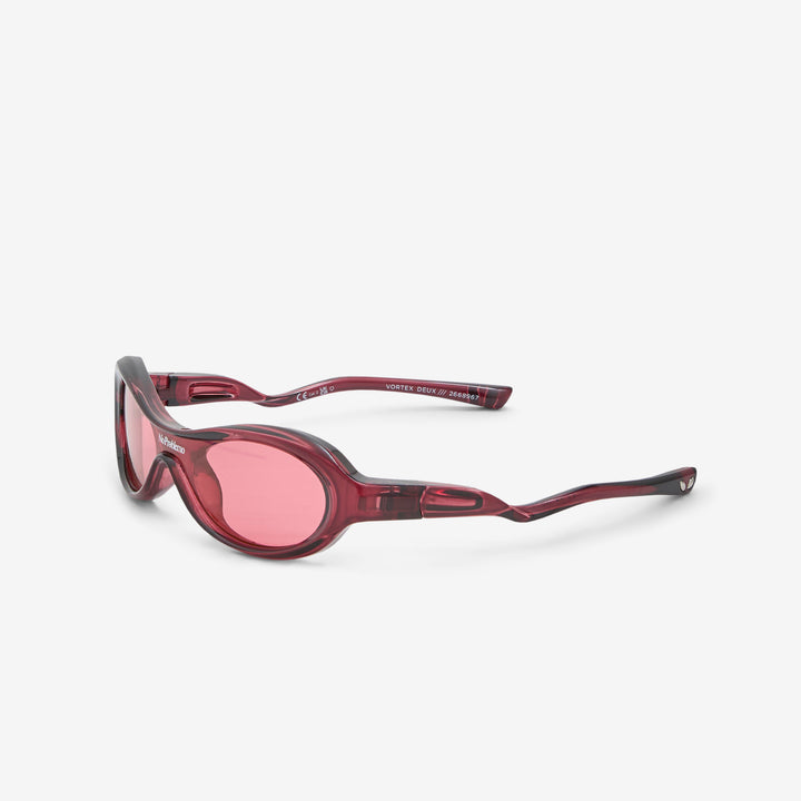 Le Specs x Vortex Deux Dark Cherry | Crimson Tint