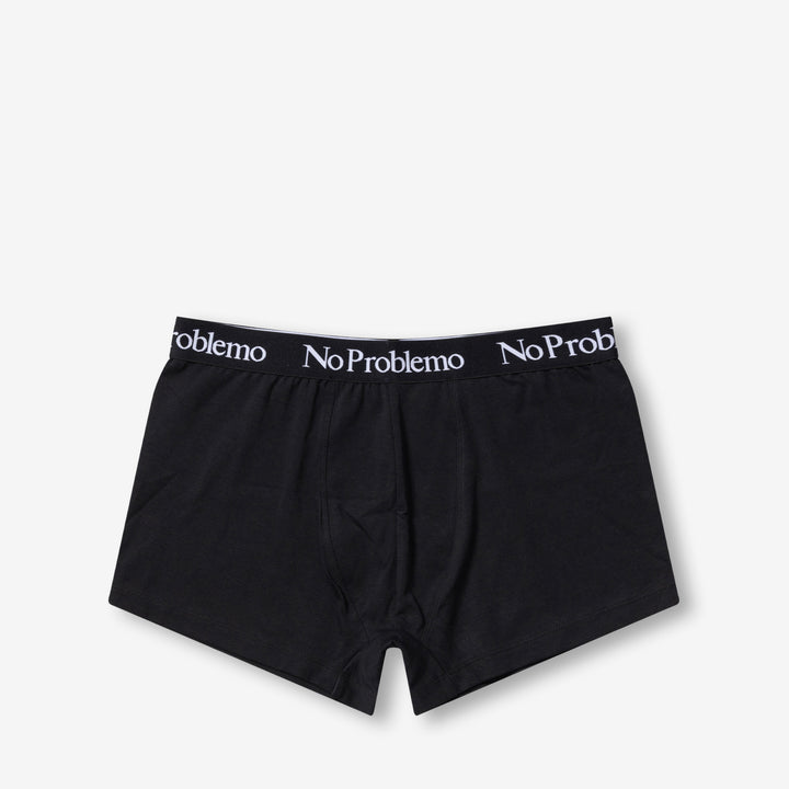 No Problemo Boxer Briefs Multi Pack Black Front