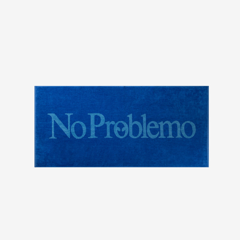 No Problemo Beach Towel Blue Lifestyle