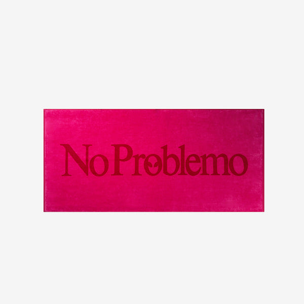 No Problemo Beach Towel Pink Lifestyle